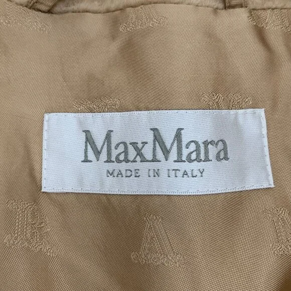 MaxMara Adesso Series Camel Hair Double-Opening Collar Cape Cloak